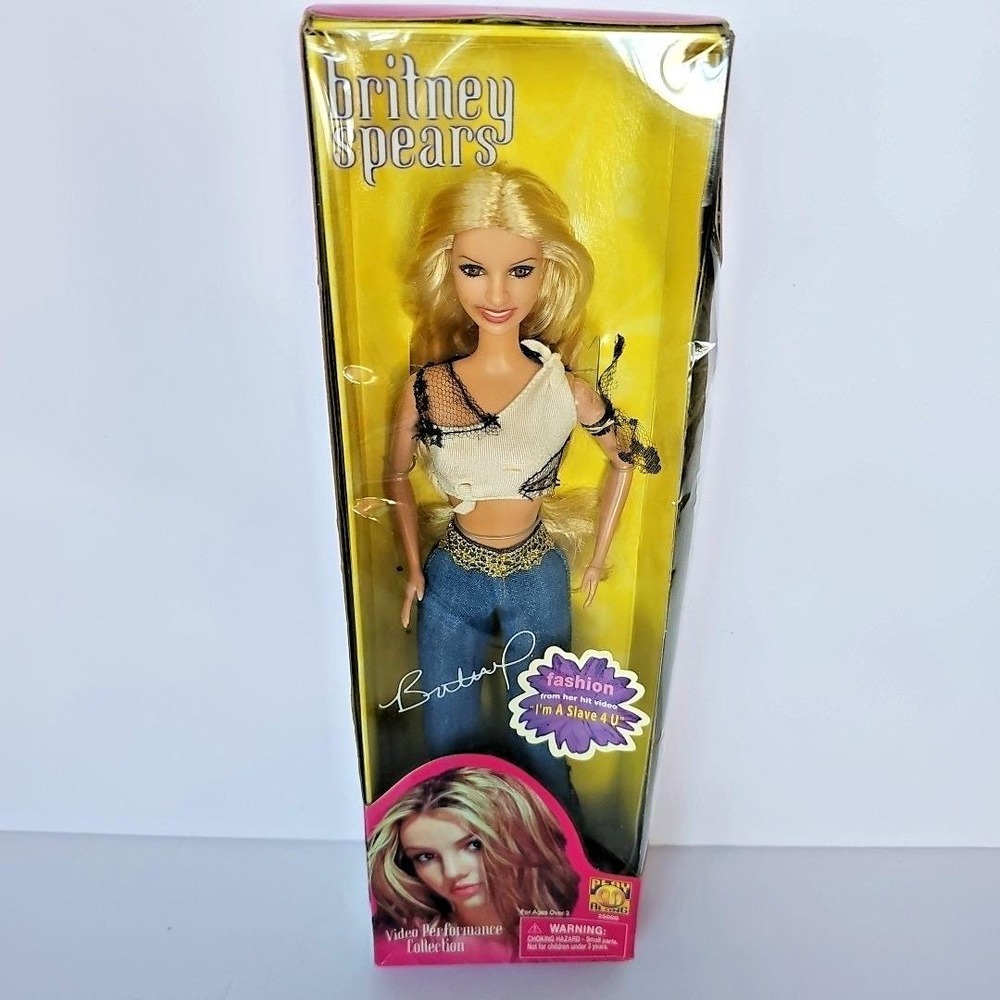 Y2K Britney Spears Play Along Doll I'm A Slave 4 U Video Performance Collection